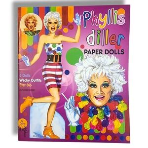 Phyllis Diller Paper Dolls Authorized Edition‎ Wacky Outfits Uncut Vintage